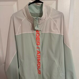 Under Armour Green Ski & Snow Jacket High Collar
